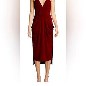 Brand New BCBG Generation Deep Red Cocktail Dress